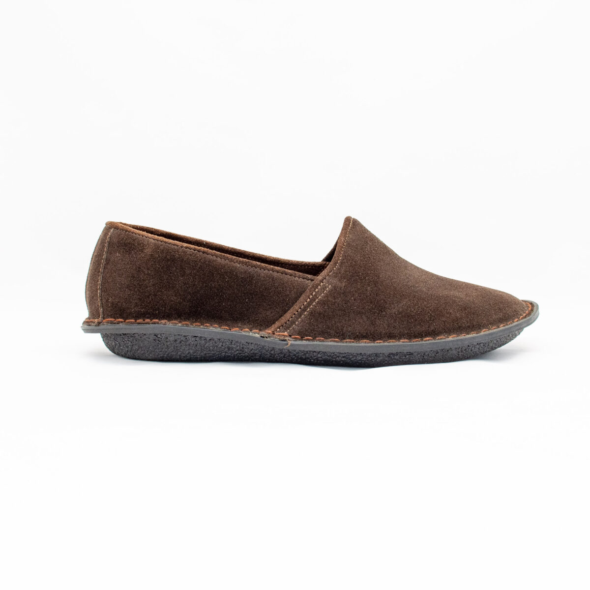 Brown Suede Leather Espadrilles